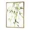 Designart - Simplist Bamboo Leaves II - Lake House Canvas in Gold Frame